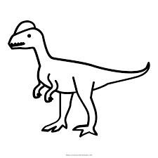 This is a black and white image of the dinosaur spinosaurus. 19 Dinosaur Coloring Pages Dilophosaurus Pics