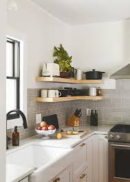 A Case For Open Shelves In The Kitchen Small U Shaped Kitchens Small L Shaped Kitchens Open Kitchen Shelves