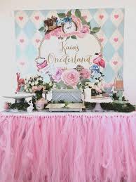 After the beautiful illustrations by lewis carroll. Alice In Wonderland Party Dessert Table Decor Everything Else On Carousell