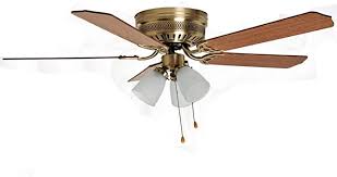 Ceiling fan tips and advice. Boston Harbor Cf 78049l 555706 Ceiling Fan Light Kit 3 Cfl 13 W Lamp Antique 18 1 2 In H X 52 In W Brown Amazon Com