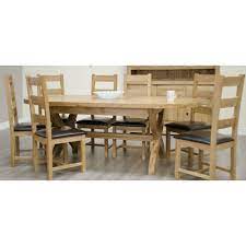 Our outdoor dining table sets are usually made of blow moulded plastic and are perfect for all events. Deluxe Solid Oak Furniture Oval Cross Extending Dining Table 8 Chairs Sale Price Available