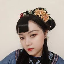 秋菊橘黃色染色漸層古風纏花菊花髮簪飾品花滿樓- Pinkoi 限時優惠活動