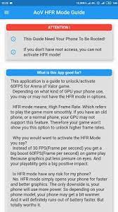 I wish i had bothered to go and do it now. 60 Fps Arena Of Valor Aov Hfr Mode Unlock Guide For Android Apk Download