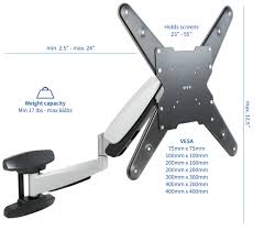 Optimum height for wall mounted tv's. Used Tv Height Adjustable Gas Spring Wall Mount For 23 To 55 Lcd Led Plasma Ebay