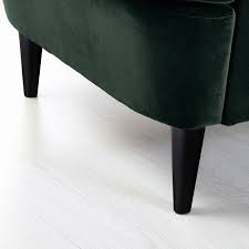 This listing is for a slipcover only, not for a chair. Strandmon Wing Chair Djuparp Dark Green Ikea