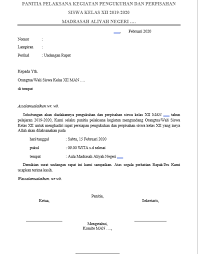 Contoh surat undangan rapat rt. Contoh Surat Undangan Rapat Persiapan Pengukuhan Dan Perpisahan