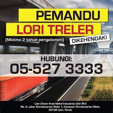 Akram bin abd hadi august 2, 2018 at 3:01 pm. Pemandu Lori Treler Dikehendaki Di Jobs 1klassifieds Facebook