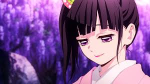 Death skull pfp, halloween pfp purple, skull trooper back bling, white skull pfp, girly anime pfp, light purple aesthetic, fortnite og skull. Demon Slayer Kimetsu No Yaiba With Purple Eyes And Pink Dress With Background Of Shallow Purple Trees 4k Hd Anime Wallpapers Hd Wallpapers Id 40045