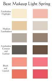 Best Makeup Shades For Light Spring Complexions Light Spring Color Palette Light Spring Light Spring Palette