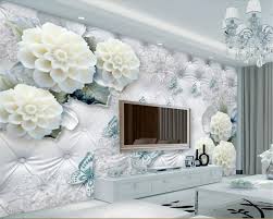 Every day new pictures and just beautiful wallpaper for your desktop flowers completely free. Beibehang Modern 3d Wallpaper 3d Luxury White Flower Jewellery Background Wall Design Custom 3d Wallpaper Mural Papel De Parede Wallpapers Aliexpress