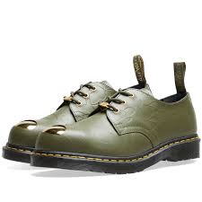 If the last six decades have taught us anything, it's this. Dr Martens X Bape Petri Shoe Khaki Smooth Emboss End