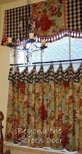 shabby chic kitchen curtains