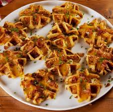 I do this by cutting off the skinny ends, and then cutting this can vary, based on the width of your potato. 10 Best Potato Waffles Potato Recipes Using Waffle Iron Delish Com