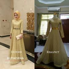 Kami telah siapkan berbagai pilihan mode fashion. 30 Trend Terbaru Model Baju Gamis Pesta Organza Maria Space