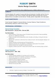 Design Consultant Resume Samples Qwikresume