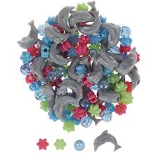 Package contains 5 pieces of sphinx artificial marigold fluffy flowers garlands for decoration. Dolphin Flower Novelty Bead Mix Hobby Lobby 1945435