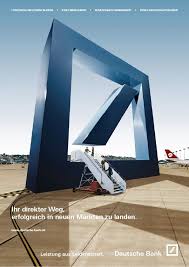 Deutsche bank ag · main contact. Deutsche Bank By Katrin Fillinger Via Behance Banks Advertising Graphic Design Ads Bank Branding