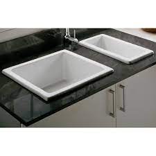 Cream ceramic kitchen sinks ukfcu olb365 live chat. Astini Hampton 150 1 5 Bowl White Ceramic Undermount Kitchen Sink Gold Waste Kitchen From Taps Uk