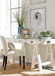 Soft, relaxing colour palette helps boost your productivity wood creates a homey and cozy environment. Coastal Beach Style Home Office Design Ideas Shop The Look Coastal Decor Ideas Interior Design Diy Shopping