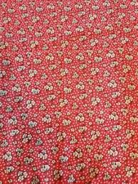 The key here is to make sure you are not using the hottest yellow you can find for the walls and furnishing, this can have an unsettling effect. Retro Ditsy Floral Pattern Fabric Red With White And Yellow Flowers Bthy Ebay