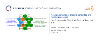 Greenchem industries llc is a full service, nationally recognized, nacd chemical distributor operating in the heart of west palm beach, fl. Bjoc Rearrangements Of Organic Peroxides And Related Processes