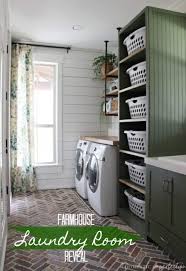 An old farmhouse laundry room might just look like how most laundry rooms appeared before but laundry rooms nowadays are becoming more than a place for clothes. Our Diy Farmhouse Laundry Room The Reveal Domestic Imperfection