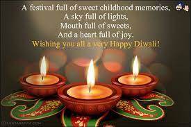 A Festival Full Of Sweet Childhood Memories A Sky Full Of Lights Mouth Full Of Sweets And A Heart Full Of Joy Wis Diwali Wishes Happy Diwali Diwali Message