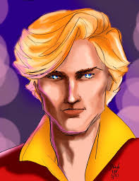 Sun Boy (Dirk Morgna) from the Legion of Super-Heroes by Dean Lee (ALL), in  James Posey's Commissions Comic Art Gallery Room