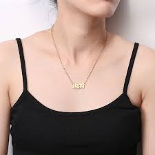 Comprar Joias Personalizadas Personalized Number Pendant Necklaces For Women Custom Year 1995 1996 1997 1998 1999 2000 2019 Birthday Gifts From 1980 To 2019