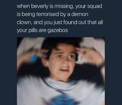 Pin By Madie On I T Funny Memes It The Clown Movie Funny Horror