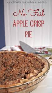 No Fail Apple Crisp Pie Recipe Apple Crisp Pie Apple Recipes Eat Dessert