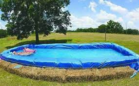 Energetic dad, operatic sound track, kids, pool and bodyboard. 10 Amazing Diy Inground Pool Ideas 1001 Gardens