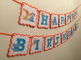 Birthday Banner With Picture Word Party Birthday Banner Etsy Birthday Banner First Birthday Party Themes Birthday