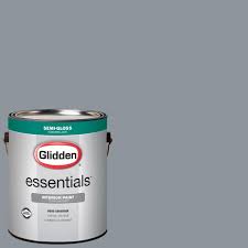 Greige paint colors wall colors house colors paint colours behr colors taupe gray paint rustic paint colors hallway paint colors light grey paint colors. Glidden Essentials 1 Gal Hdgcn40d Winter S Blue Grey Sky Semi Gloss Interior Paint Hdgcn40de 01sn The Home Depot