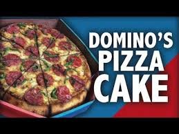 How To Make A Pizza Cake Domino S Pizza Pizza Cake How To Make Pizza Dominos Pizza