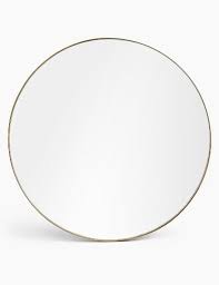 Follow this link to join my whatsapp group. Milan Small Round Brass Mirror