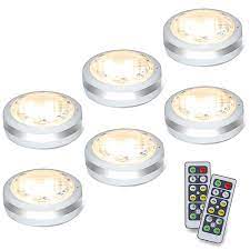 Click the timer to start and stop. Puck Lights With Remote Starxing Wireless Led Puck Lights Battery Operated Led Lights With Remote Control Led Under Cabinet Lighting Dimmable Closet Light 4000k Natural White Buy Online At Best Price In Uae Amazon Ae
