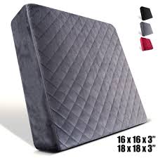 Comfortanza Chair Seat Cushion Soft Square Thick Foam Pads For Wooden Kitchen And Dining Room Ch Kitchen Chair Pads Woven Dining Chairs Dining Chair Cushions