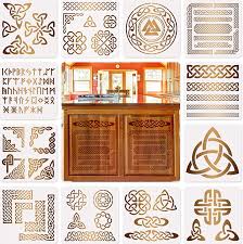Check spelling or type a new query. Buy 12 Pieces Viking Celtic Knot Stencils Viking Symbol Templates Stencils For Scrapbooking Drawing Tracing Diy Furniture Wall Floor Decoration Online In Indonesia B08v4xcbgk