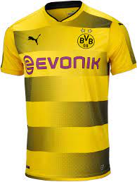 Neven subotić, roman weidenfeller and sebastian kehl wearing dortmund's uniforms by puma. 2017 18 Puma Borussia Dortmund Home Jersey Soccer Master