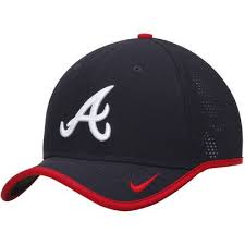 Men S Nike Navy Atlanta Braves Vapor Classic Performance Adjustable Hat Adjustable Hat Atlanta Braves Atlanta Braves Hat
