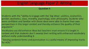 Question 5 will tell you what form to write in, eg: English Language Paper 2 Reading Ppt Download
