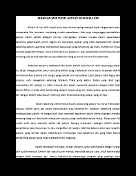 Mereka tidak harus menganggap aktiviti ini akan menghalang kemajuan mereka dalam peperiksaan dan sebaliknya memikirkan kebaikan yang akan ditawarkan oleh aktiviti kokurikulum. Kebaikan Menyertai Aktiviti Kokurikulum Cute766