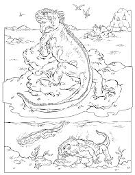 Despite having a creepy look, iguanas can be docile and safe to care for because they eat more plants even though they sometimes eat small insects. Iguana Coloring Pages Coloring Home