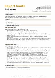 I was with icici bank for 10 months and i learned about all about financial products of the bank and it was fun to learn about those things. Deputy Manager Resume Samples Qwikresume
