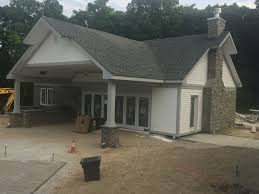 We excel at working with clients to create landscape designs that meet. Pool House Porch Pool House Build By Gebco Construction Sean Gebauer Wantage Nj House With Porch Building A House Pool House