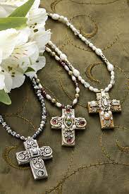 Medium Gemstone Cross Necklace Choice Of 3 Bead Colors Celebrate Faith Cross Jewelry Star Necklace Gold Diamond Cross Necklaces