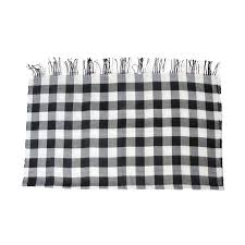 Black And White Buffalo Check Fabric Buy The Black White Buffalo Check Throw By Ashland At Michaels Buffalo Check Throws Checked Throws White Buffalo