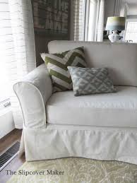 Black And White Couch Cover Cottage Style Canvas Slipcover Cottage Sofa White Couch Cover Slipcovers