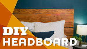 Why buy an expensive headboard that you aren't happy with when you can build one yourself and have it match your bedroom decor! Make A Wood Diy Headboard For Less Than 100 Diy Wood Projects Youtube